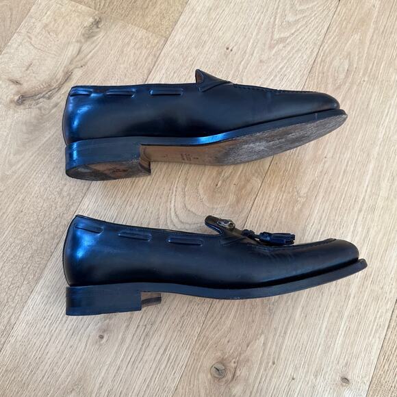 Gucci Men\'s Tassel Lion Loafers Size US7.5 Black main image 6